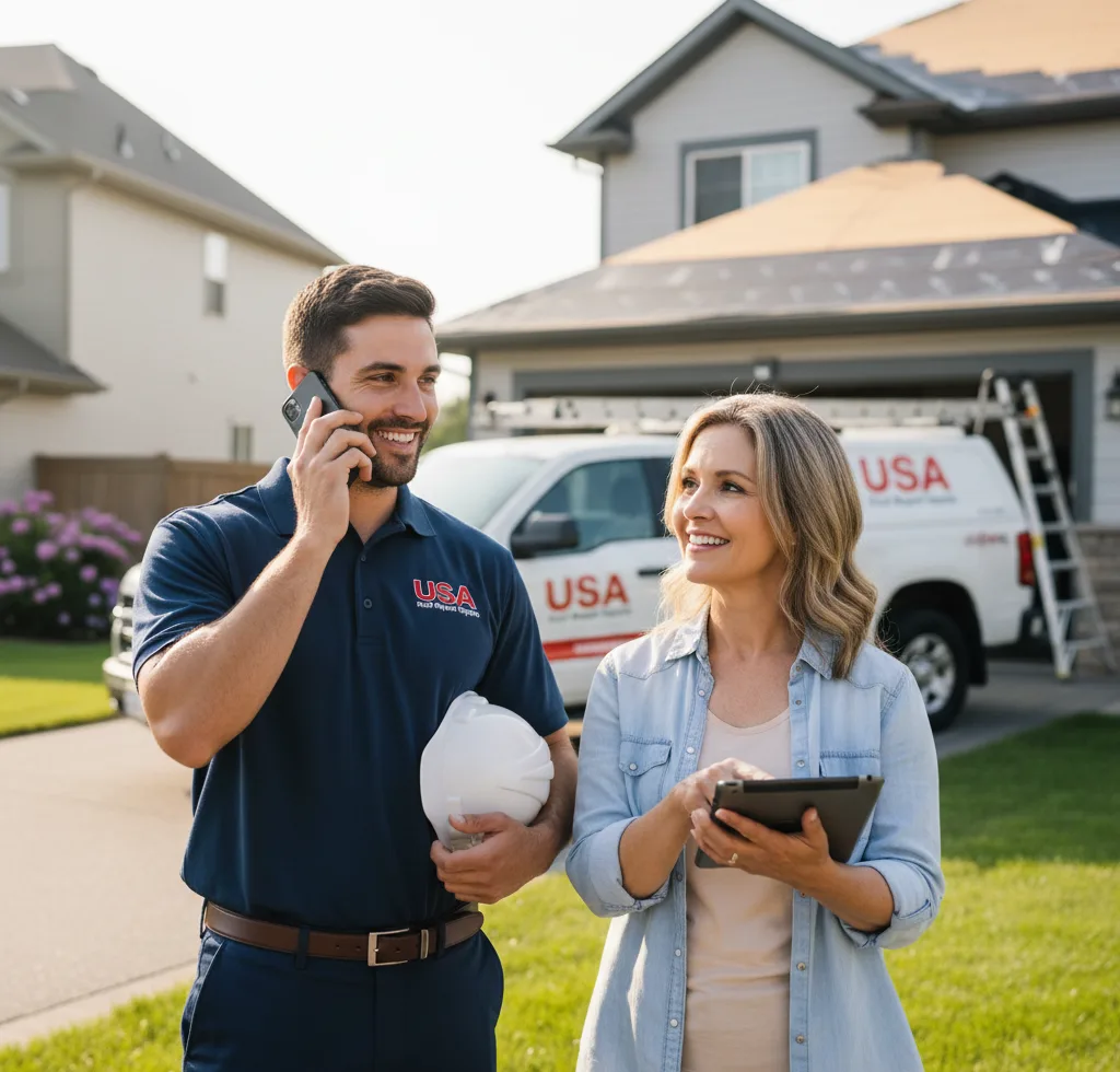 USA Roof Repair Experts customer support in Stillwater